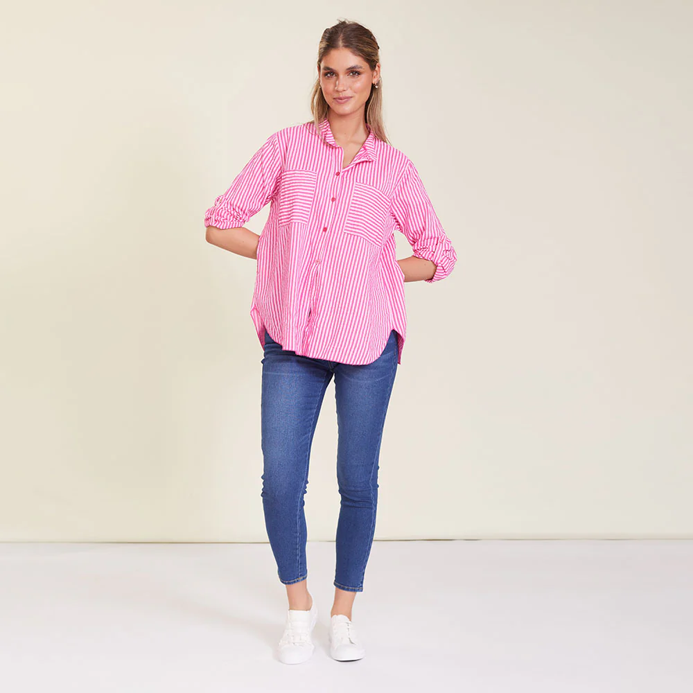 Louis Shirt (Pink stripe) - Image 10