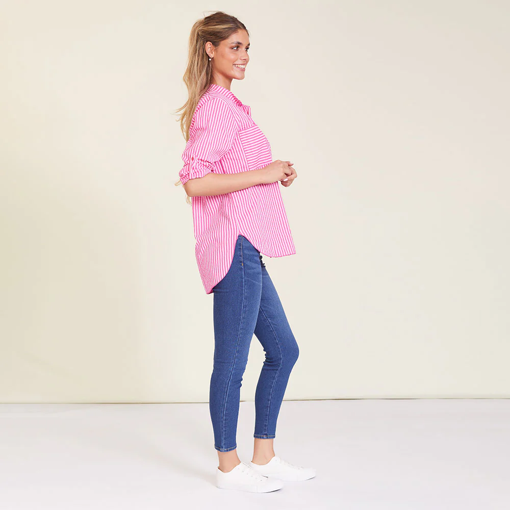 Louis Shirt (Pink stripe) - Image 11