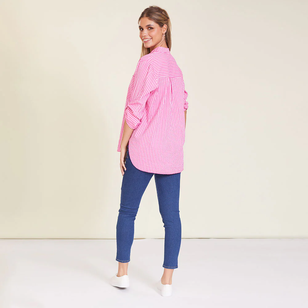 Louis Shirt (Pink stripe) - Image 12