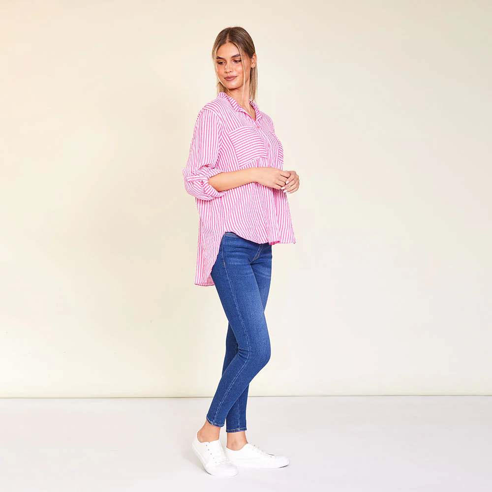 Louis Shirt (Pink stripe) - Image 19