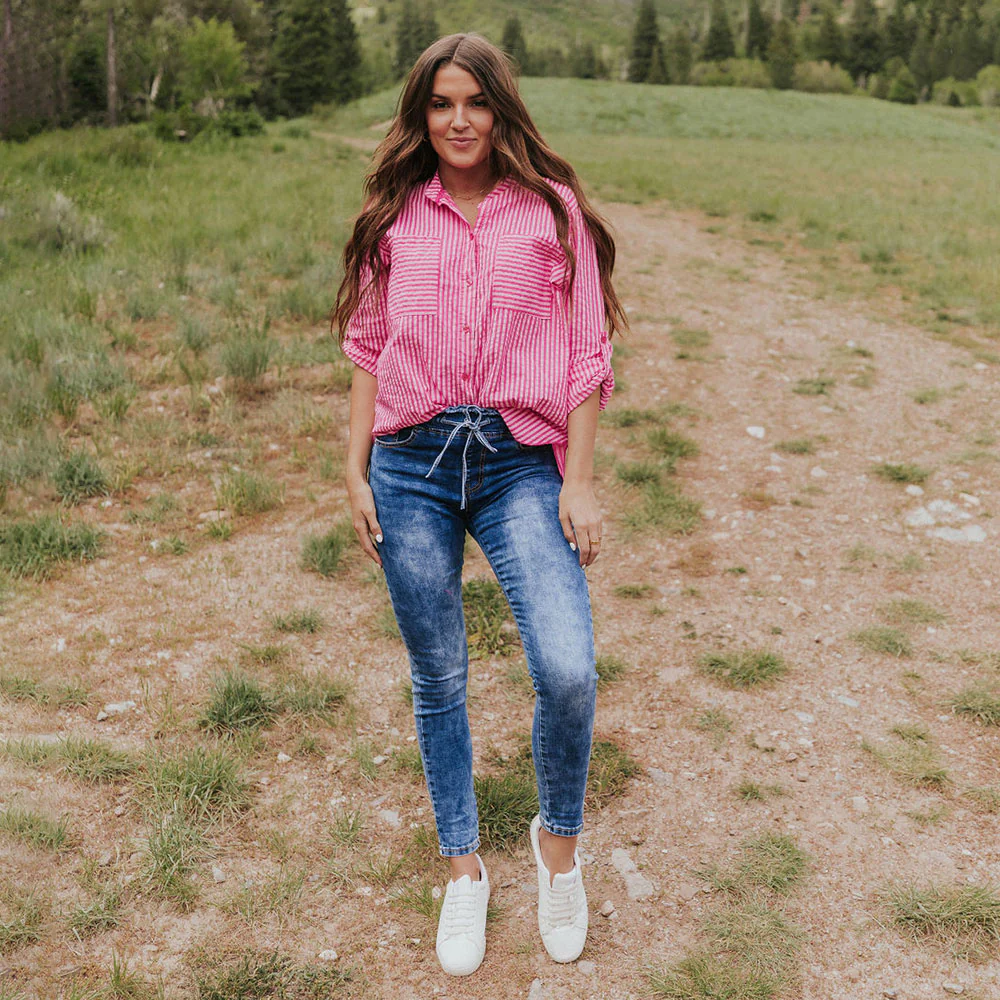 Louis Shirt (Pink stripe) - Image 2