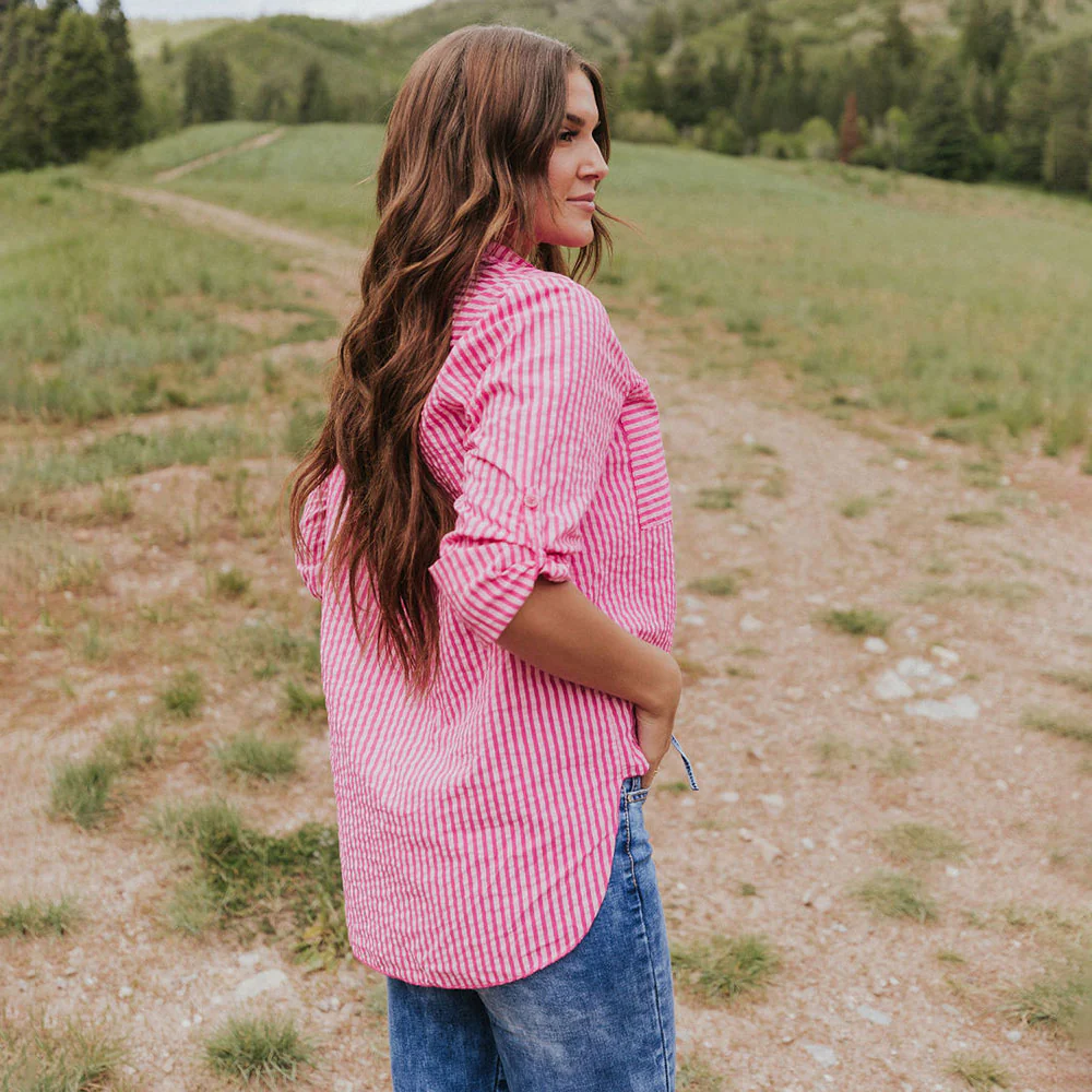 Louis Shirt (Pink stripe) - Image 3