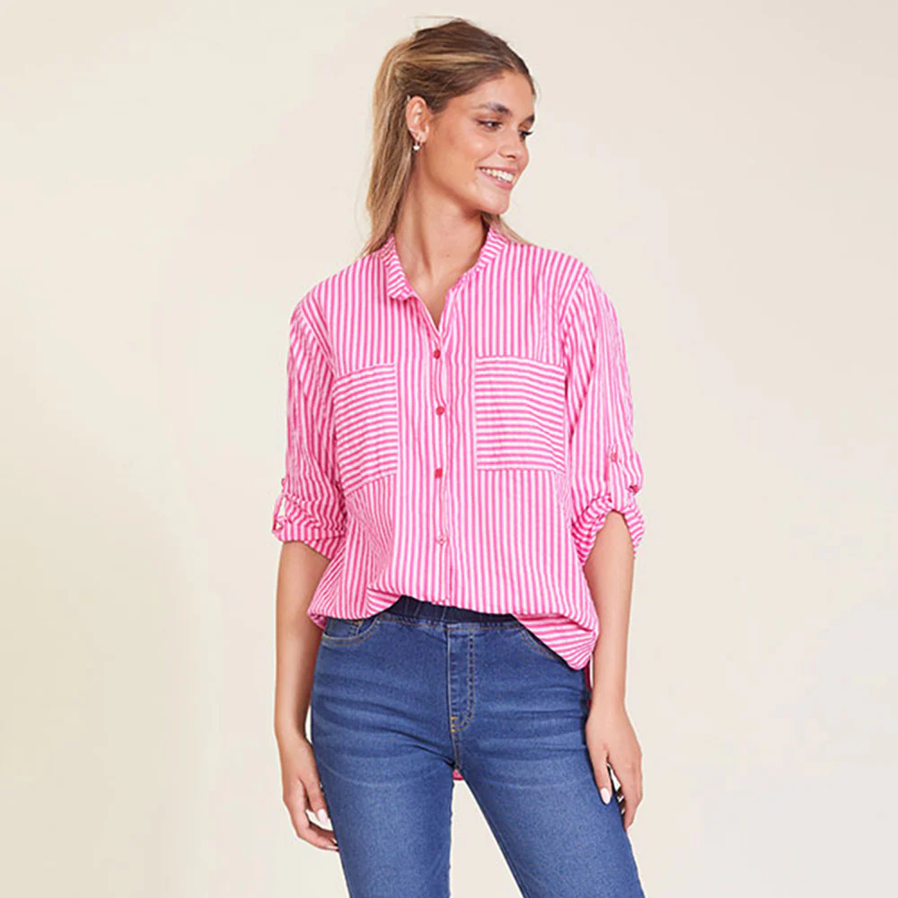 Louis Shirt (Pink stripe) - Image 6