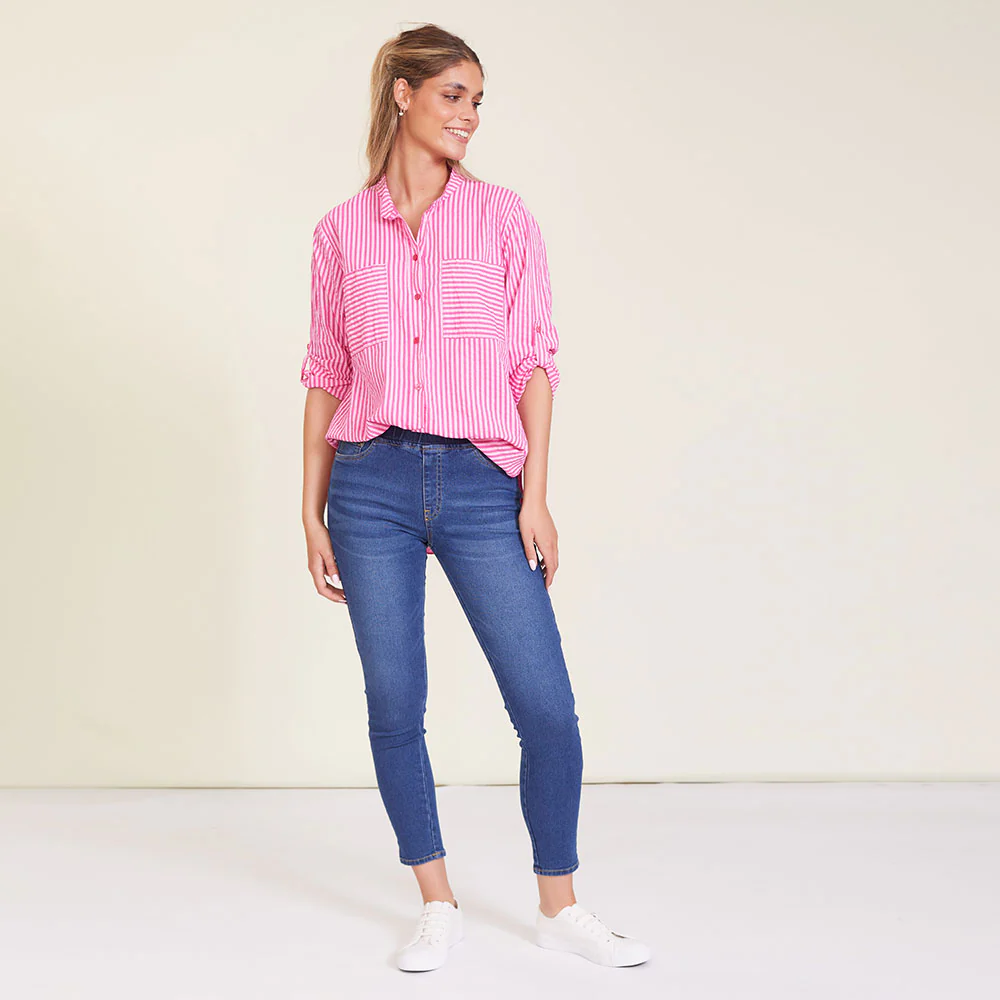 Louis Shirt (Pink stripe) - Image 7