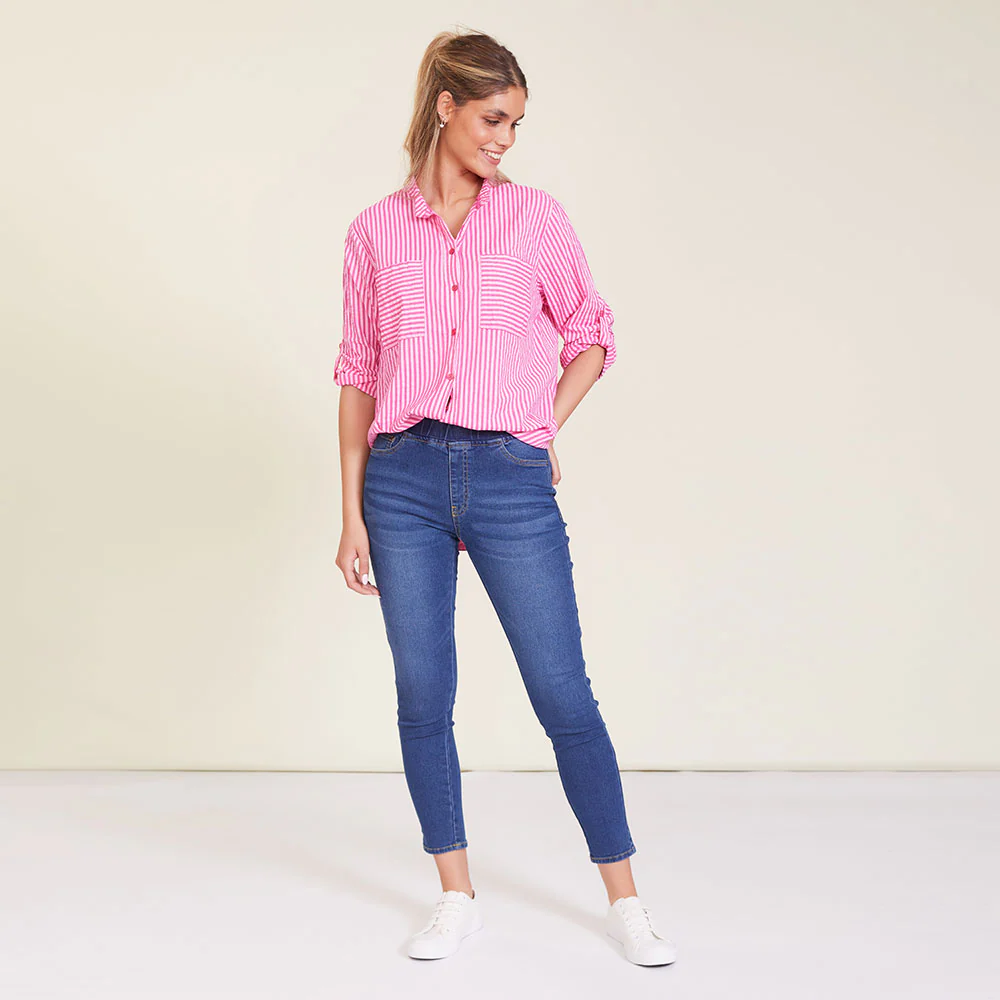 Louis Shirt (Pink stripe) - Image 8