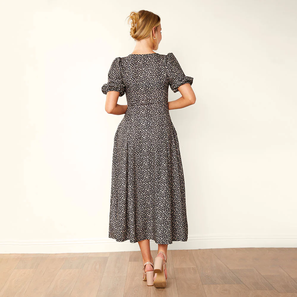 Lucy Dress (Black Daisy) - Image 10