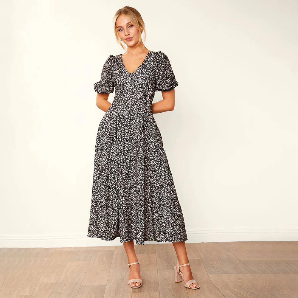 Lucy Dress (Black Daisy) - Image 9