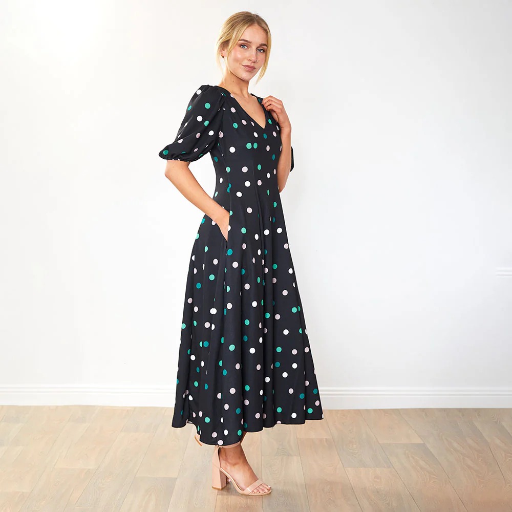 Lucy Dress (Pastel Polka Dot) - Image 3