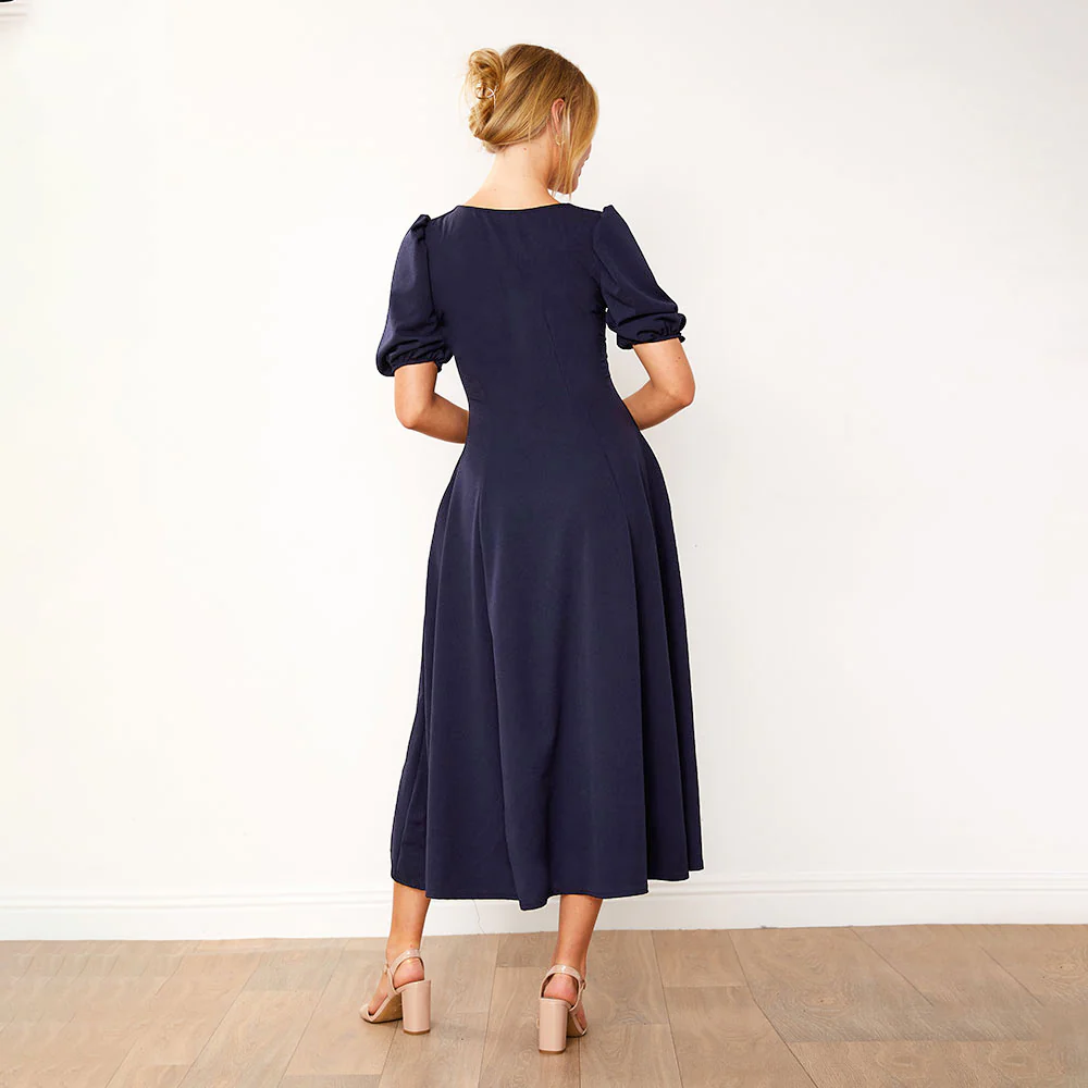 Lucy Dress (Navy) - Image 8
