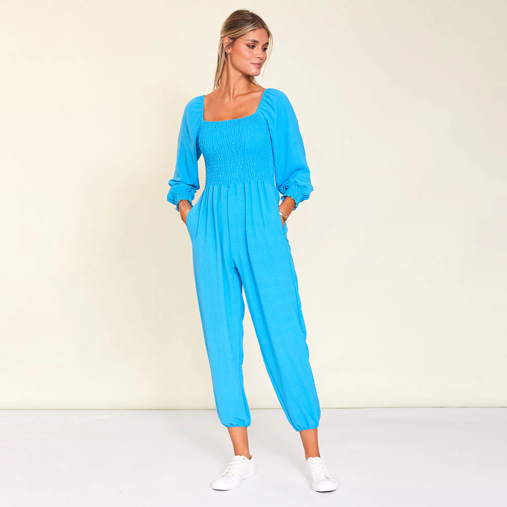 Luna Jumpsuit (Aqua) - Image 6