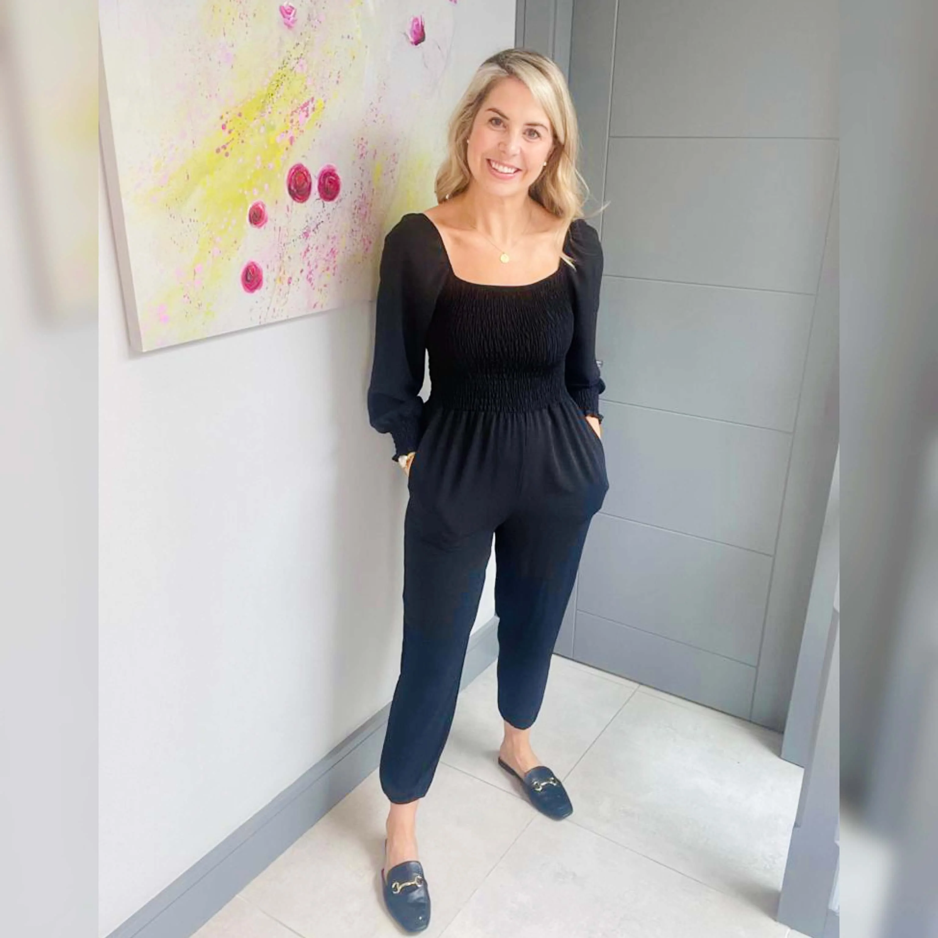 Luna Jumpsuit (Black) - Image 15