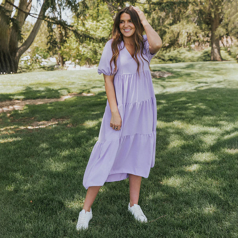 Mabel Dress (Lavender) - Image 4