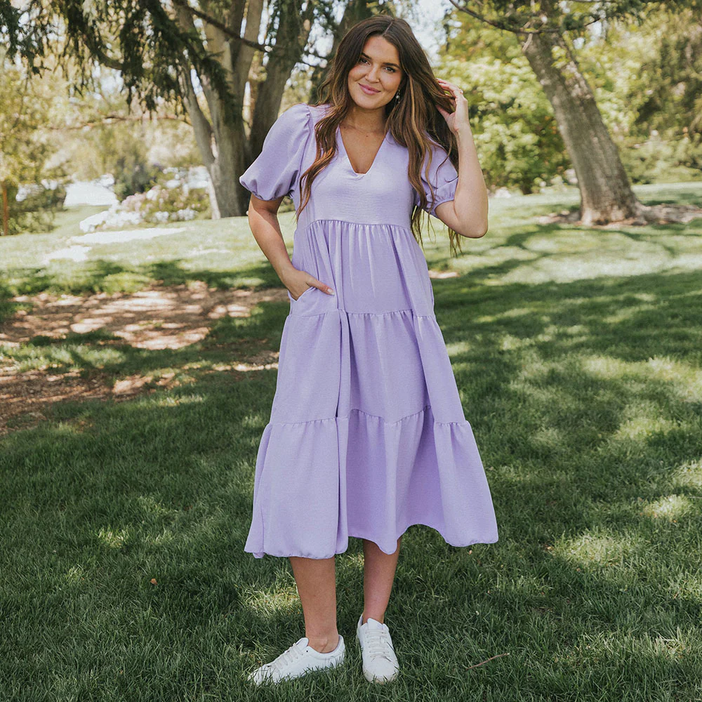 Mabel Dress (Lavender) - Image 7