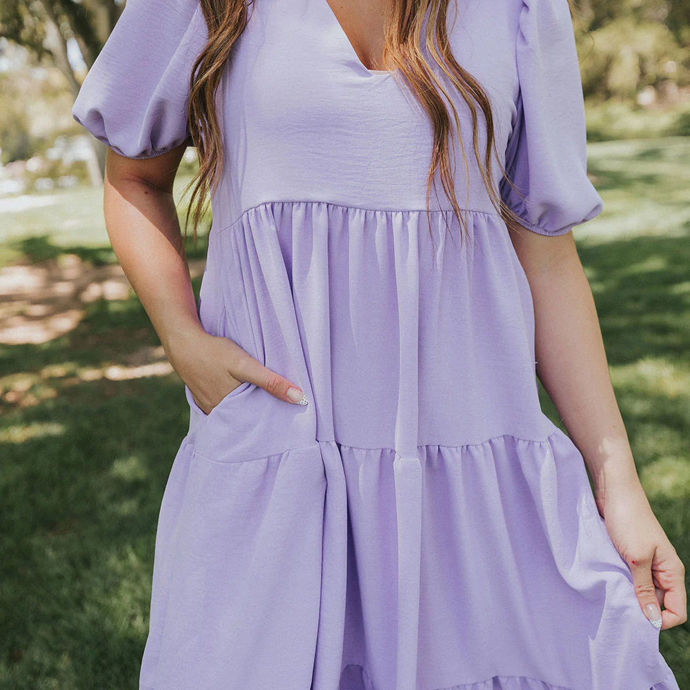 Mabel Dress (Lavender) - Image 9