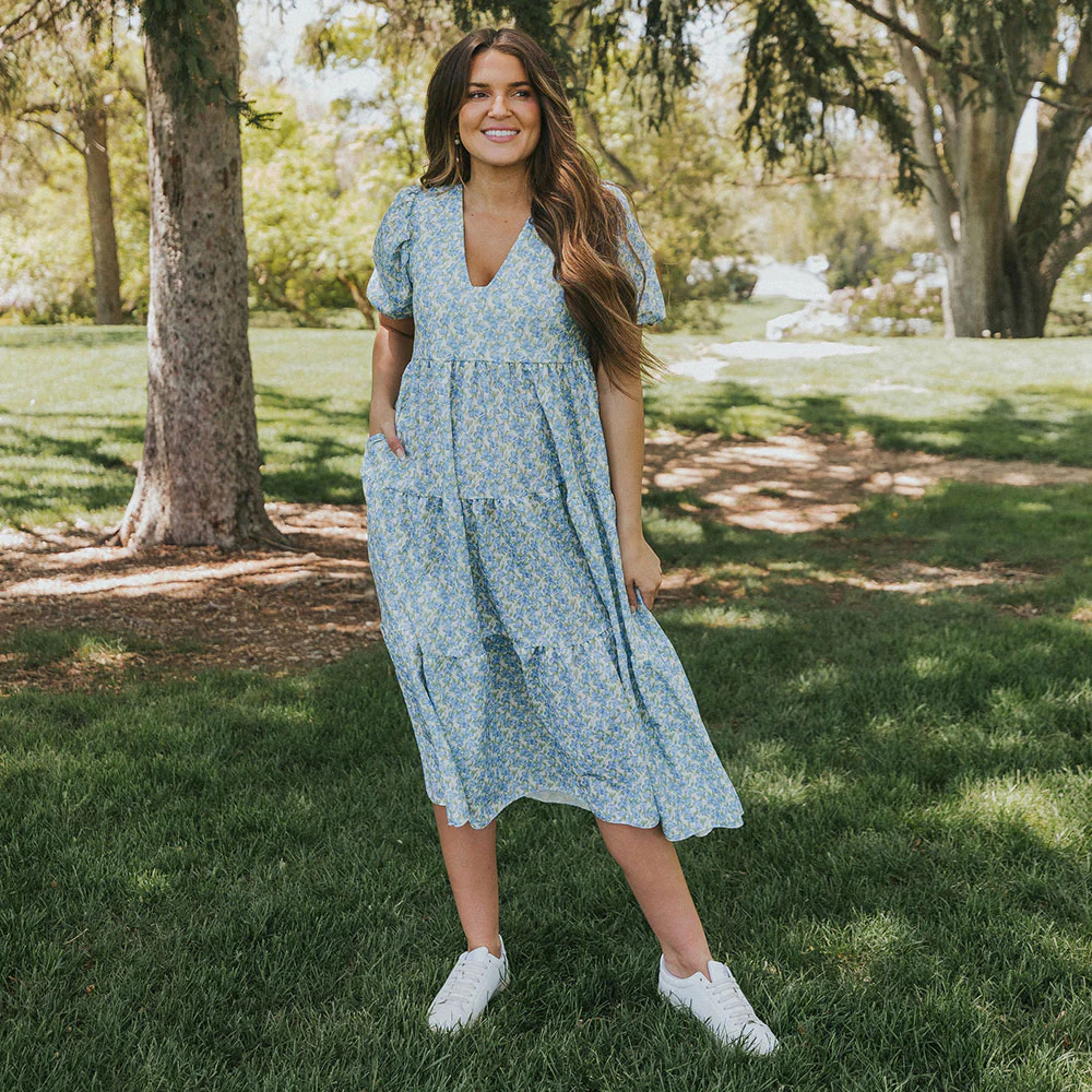 Mabel Dress (Orchid Blue) - Image 3