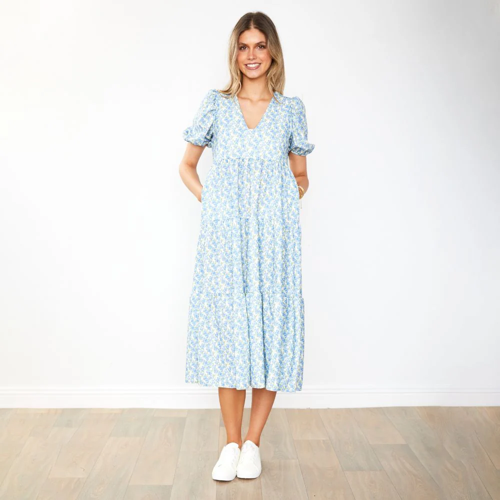 Mabel Dress (Orchid Blue) - Image 4