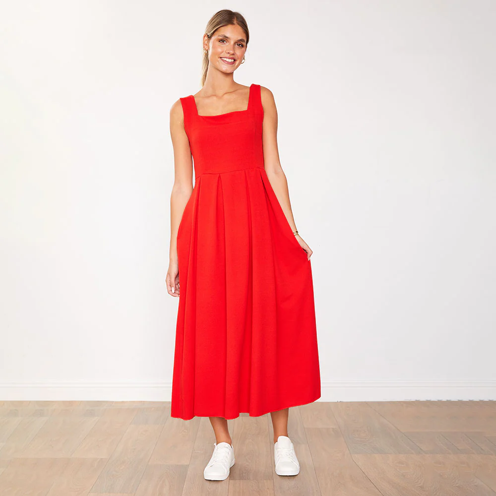 Maddie Dress (Red) - Image 3