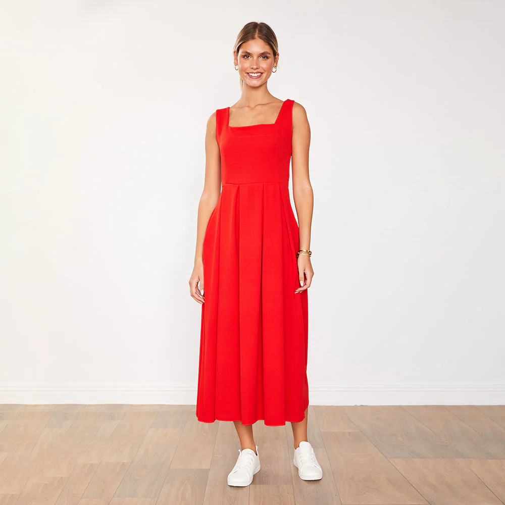 Maddie Dress (Red) - Image 4