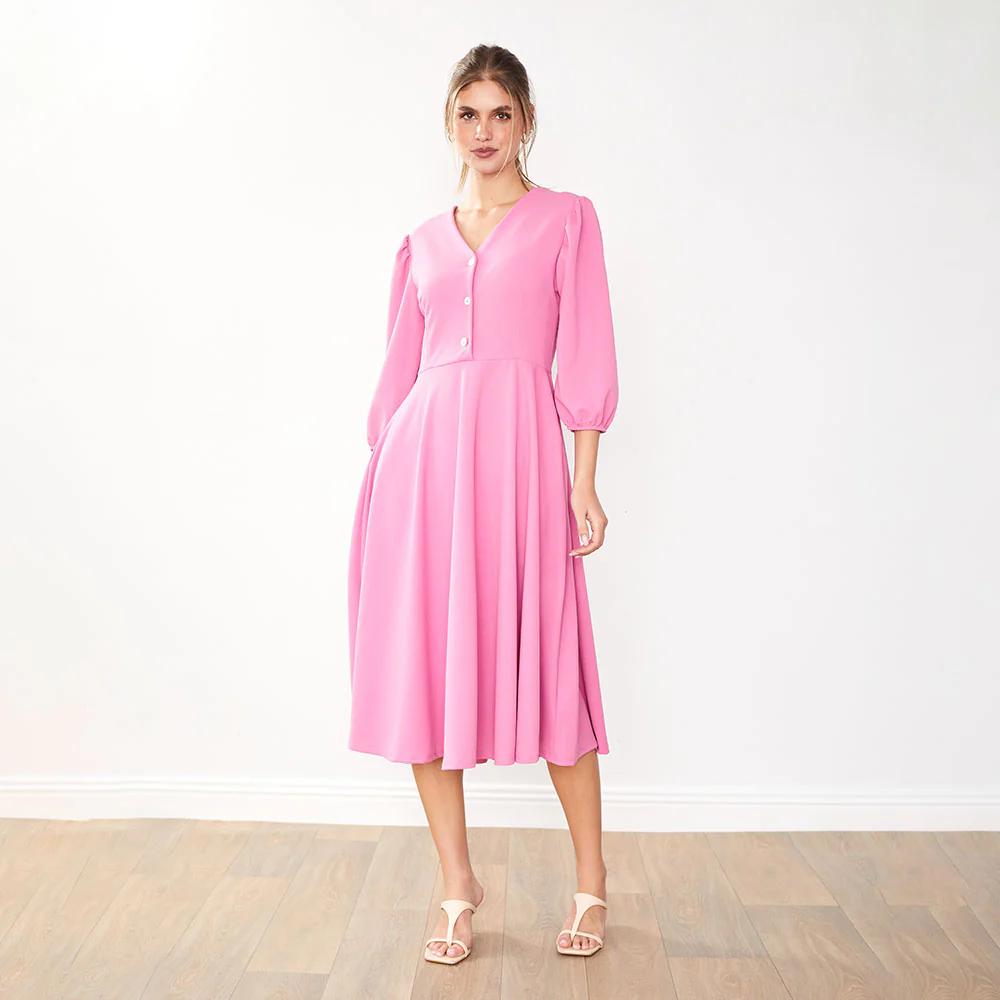Maisy Dress (Pink) - Image 3