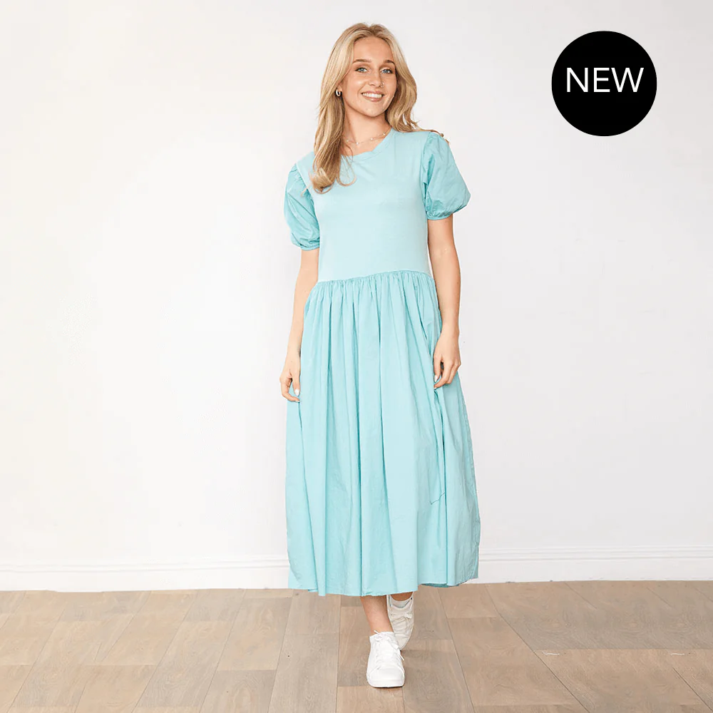 Mandi Dress (Aqua)