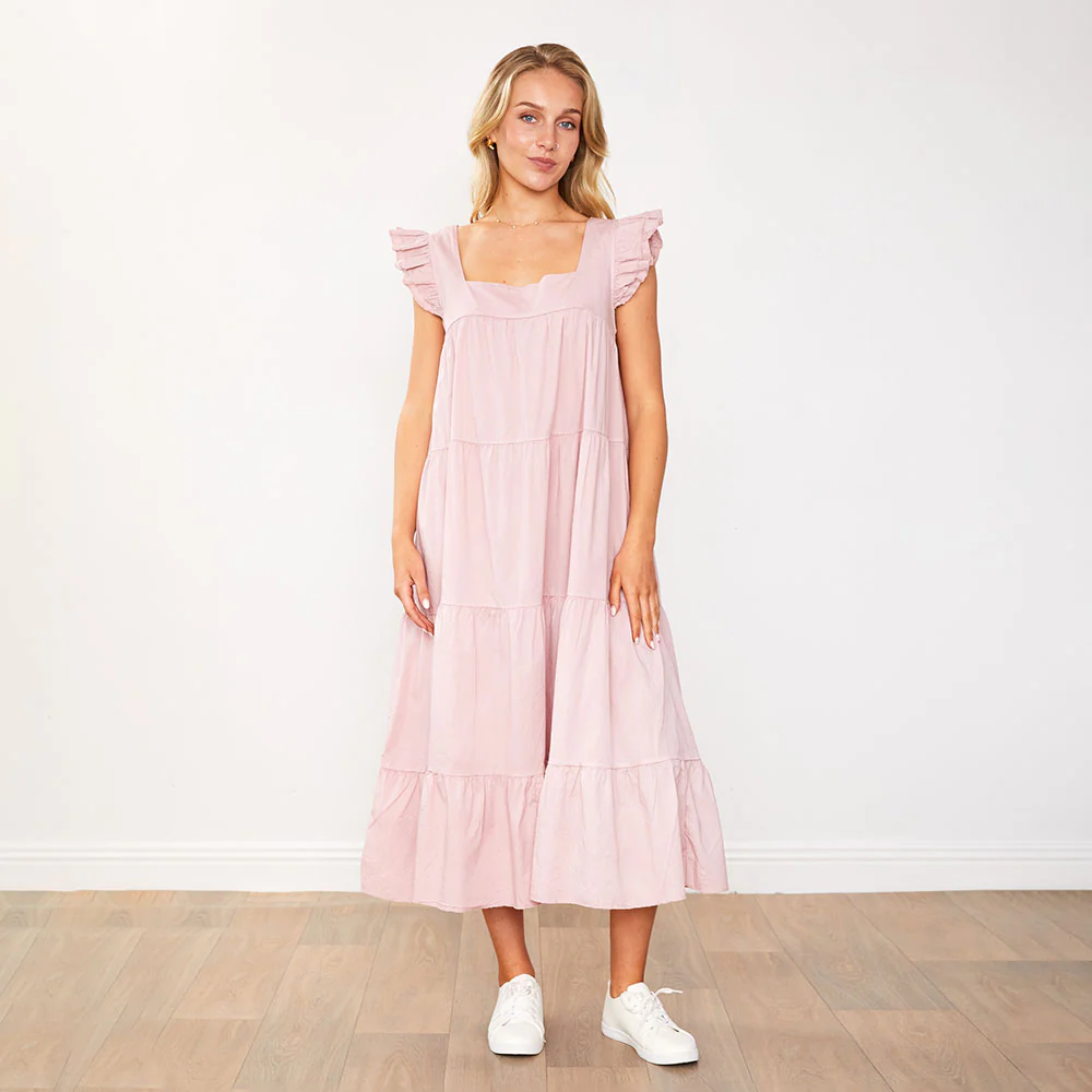Mara Dress (Baby Pink)