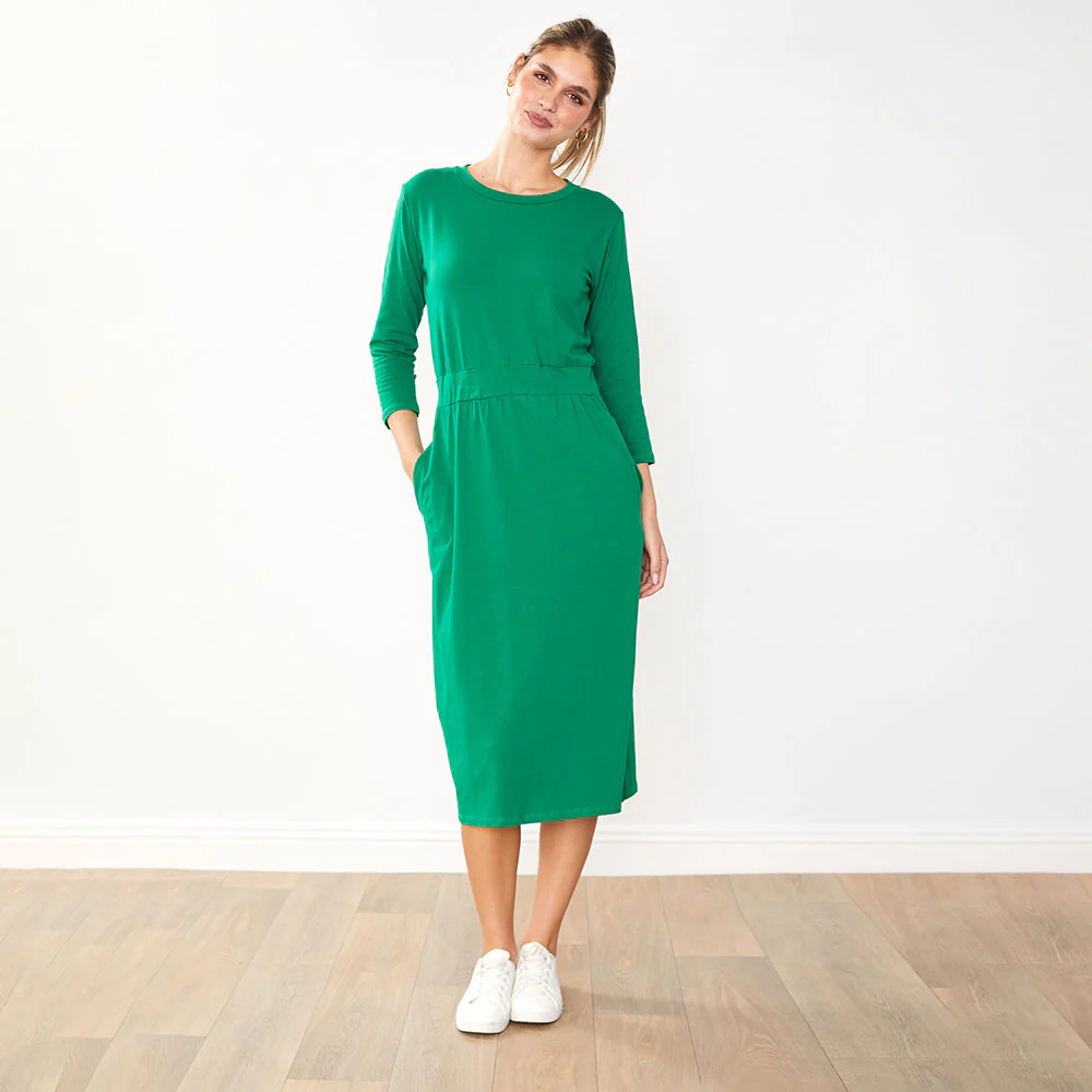 Mara Dress (Green) - Image 3