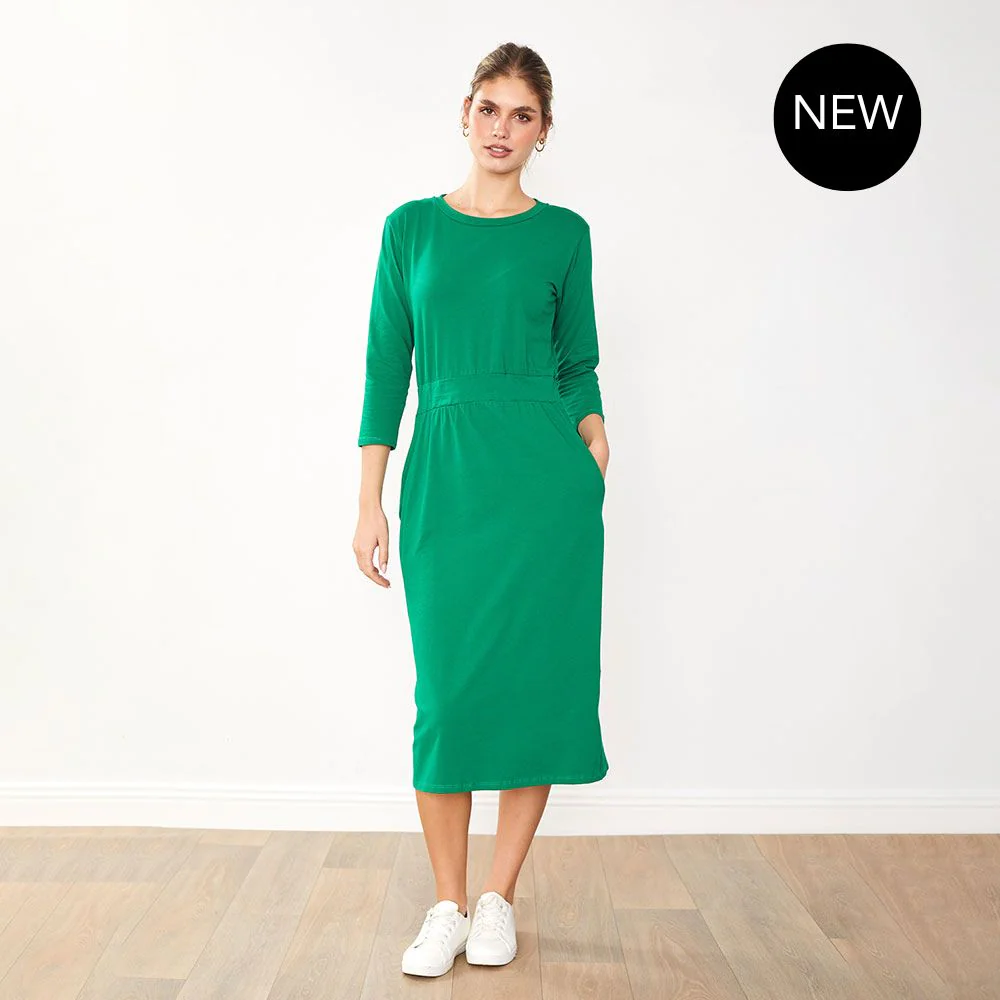 Mara Dress (Green) - Image 8