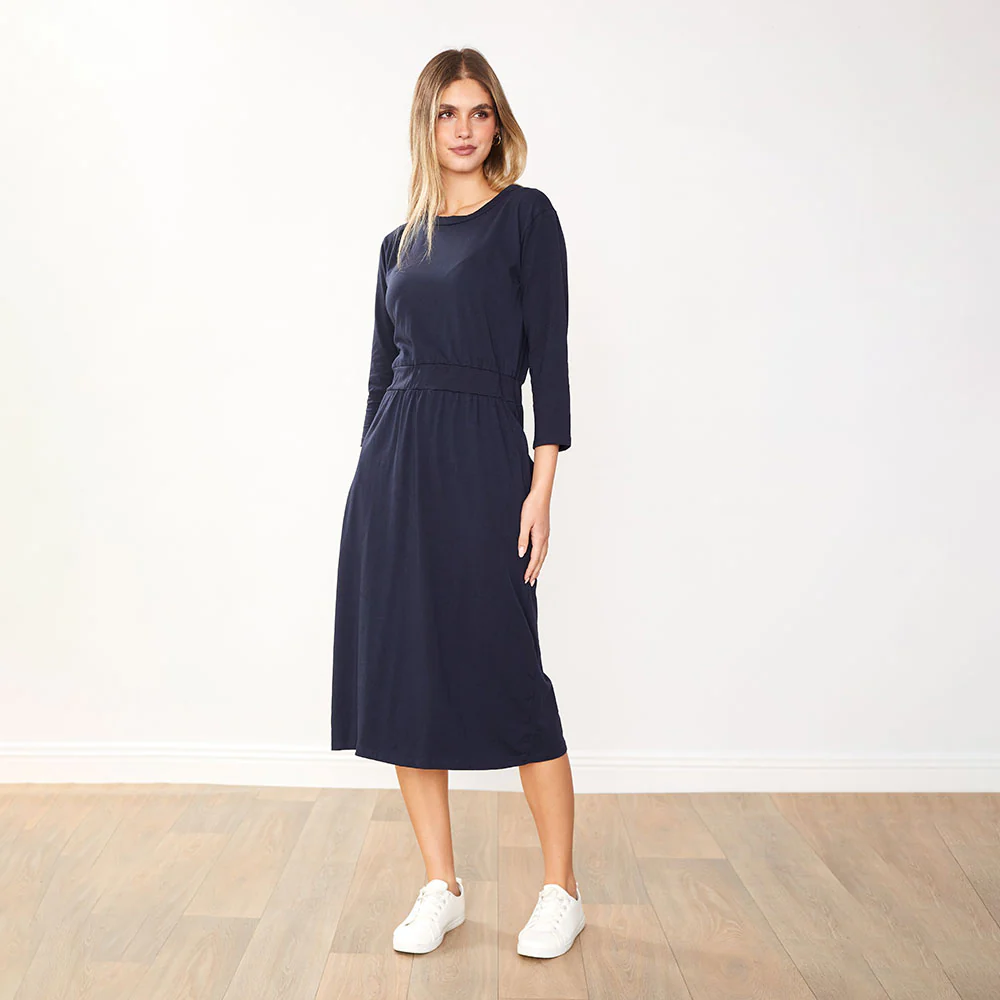 Mara Dress (Navy) - Image 4