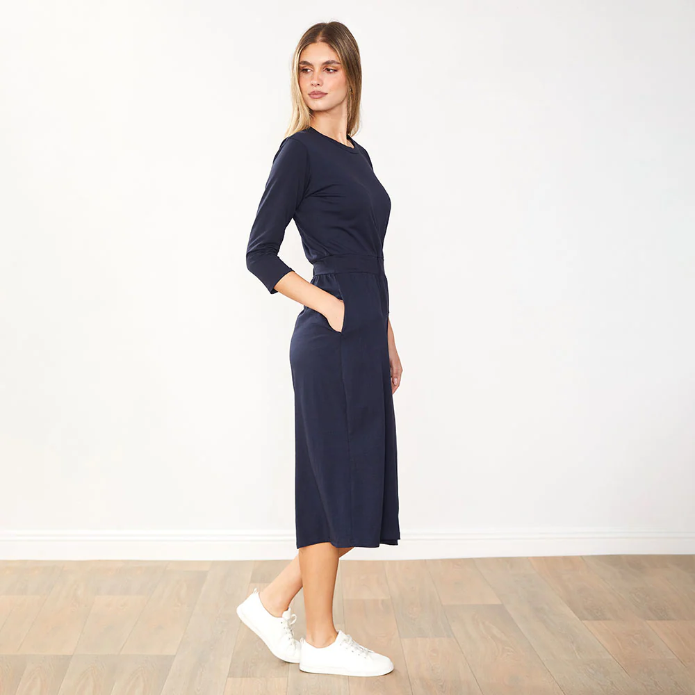 Mara Dress (Navy) - Image 9