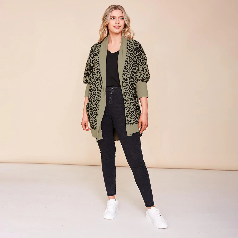 Maddie Cardigan (Khaki)