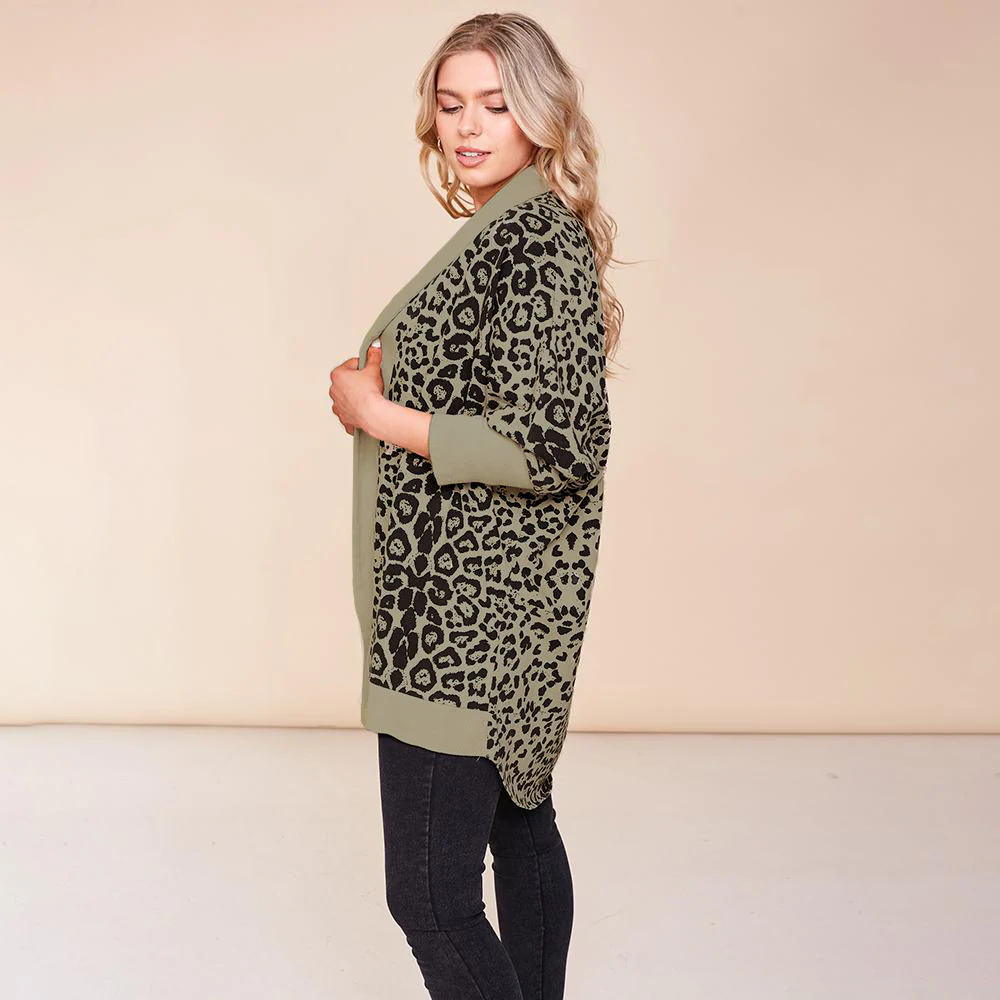 Maddie Cardigan (Khaki) - Image 5