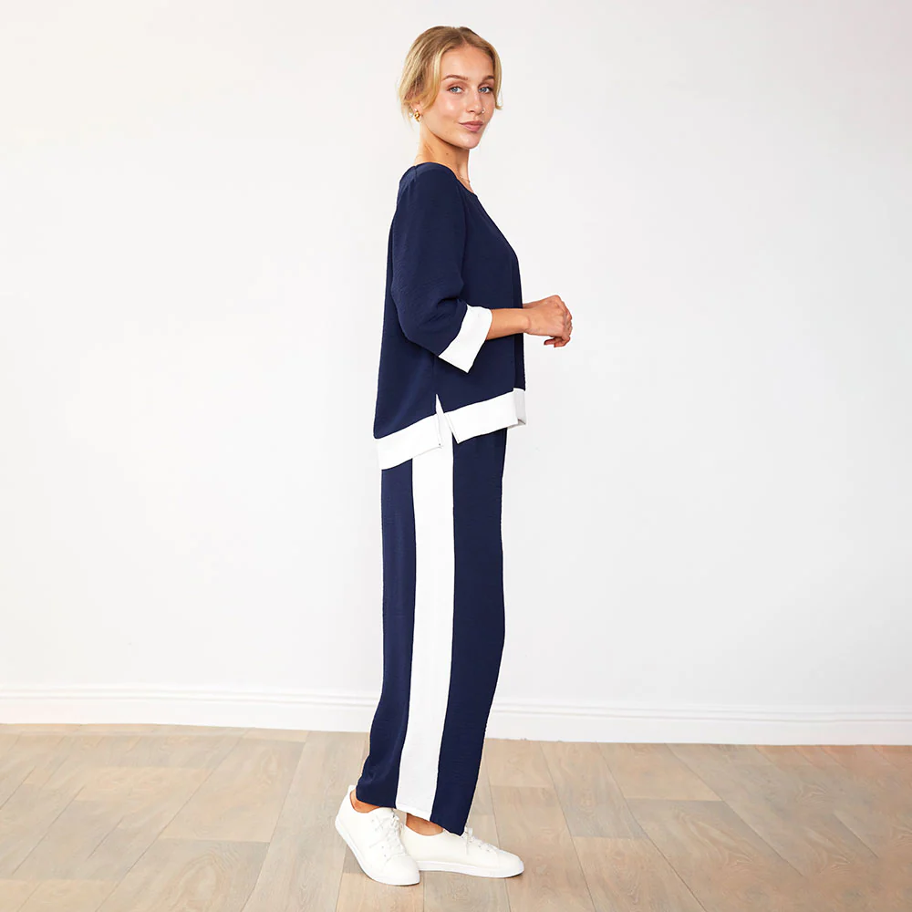 Mia Co-ord (Navy/White) - Image 4