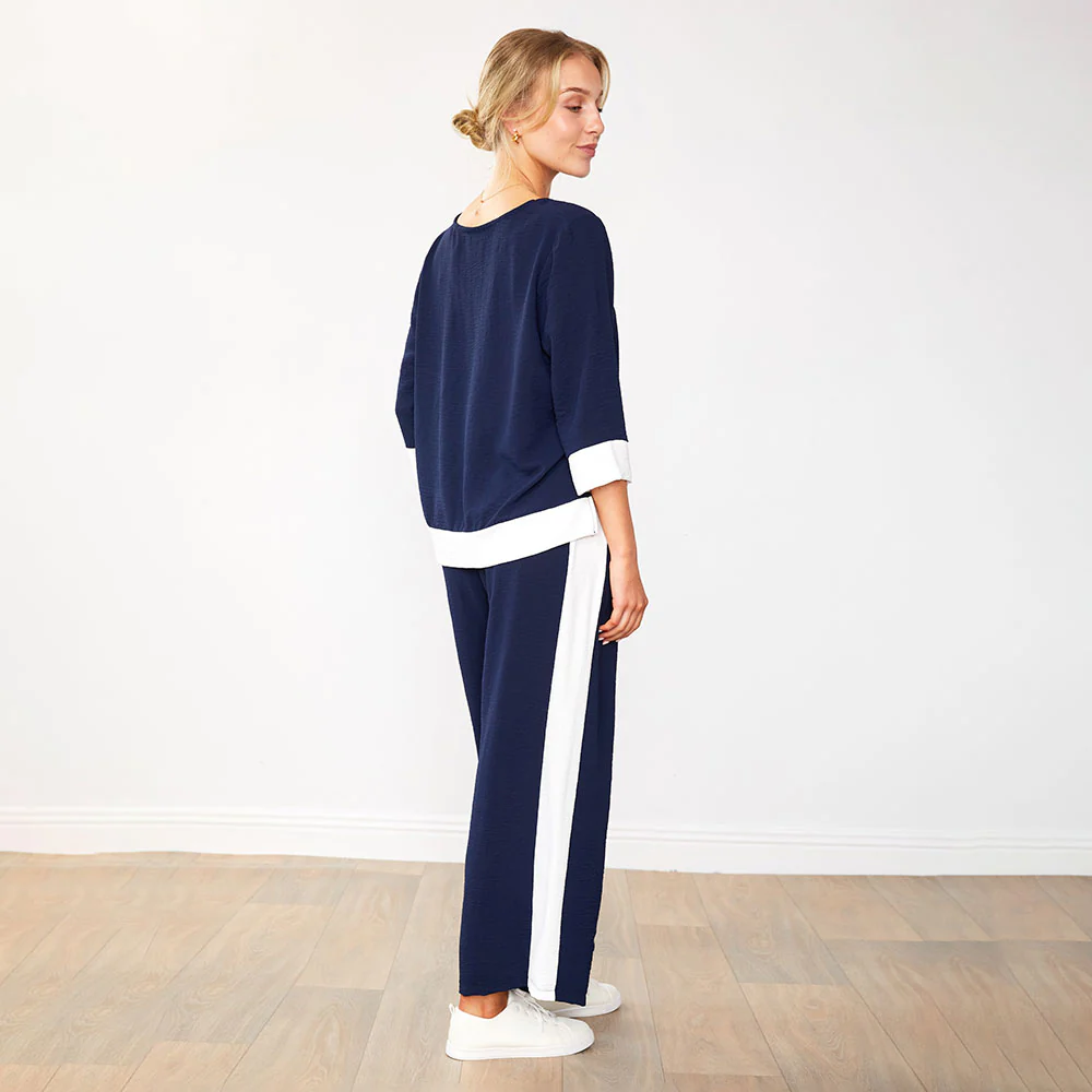 Mia Co-ord (Navy/White) - Image 5