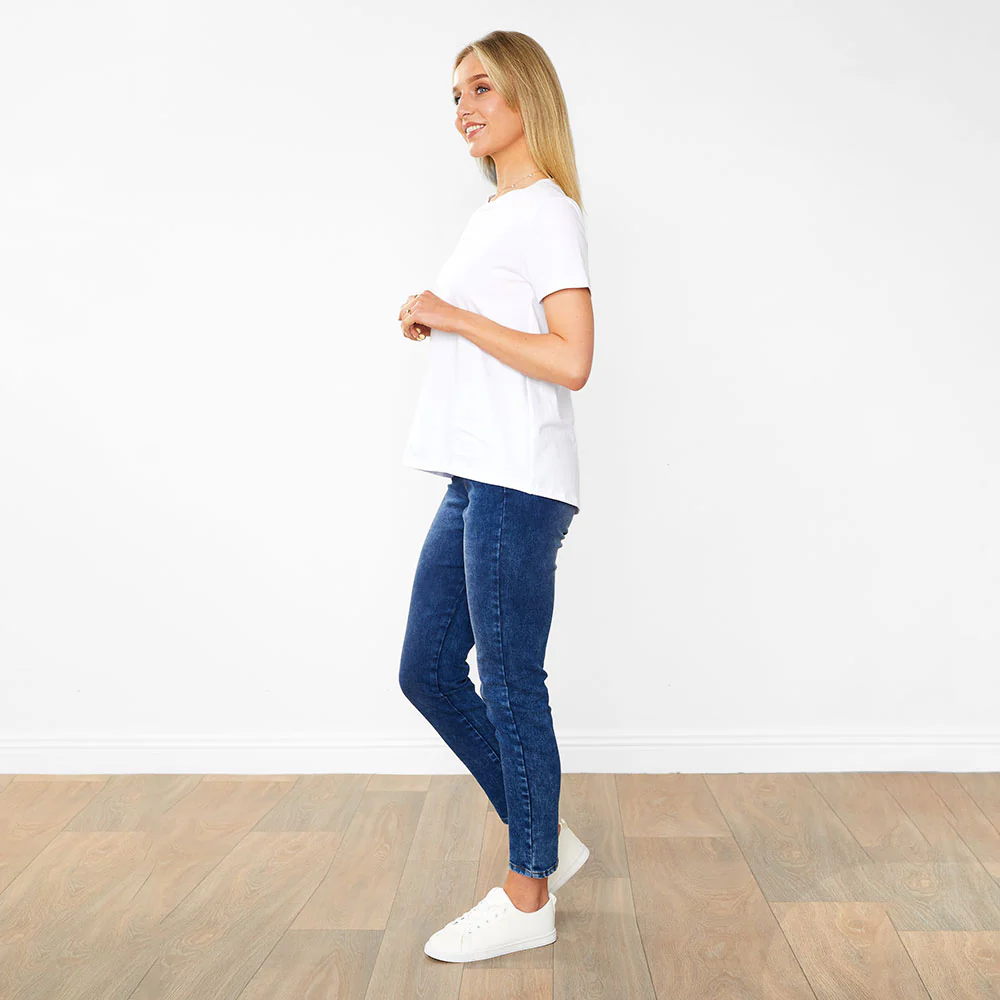 Mila Top White & Navy - (2 for €35) - Image 4