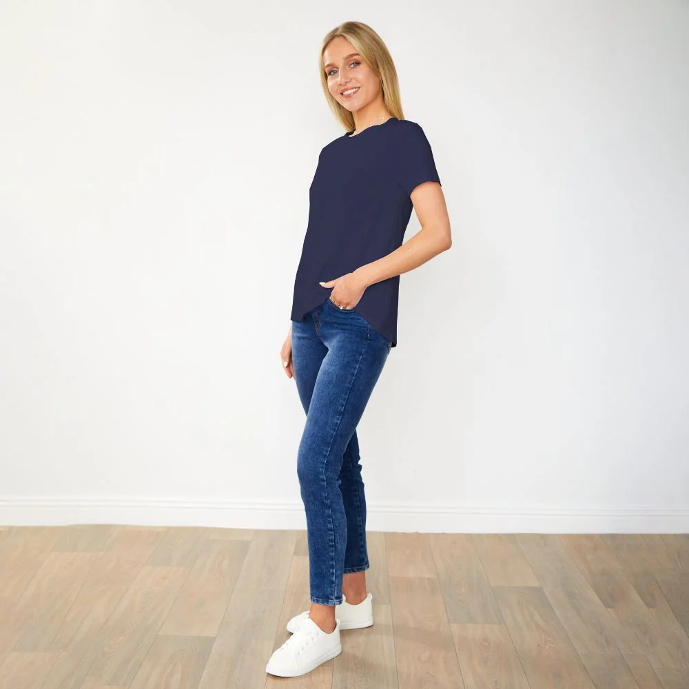 Mila Top Navy & Blue - (2 for €35) - Image 4