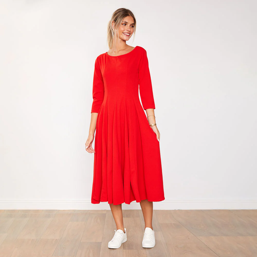 Miley Dress (Red) - Image 4