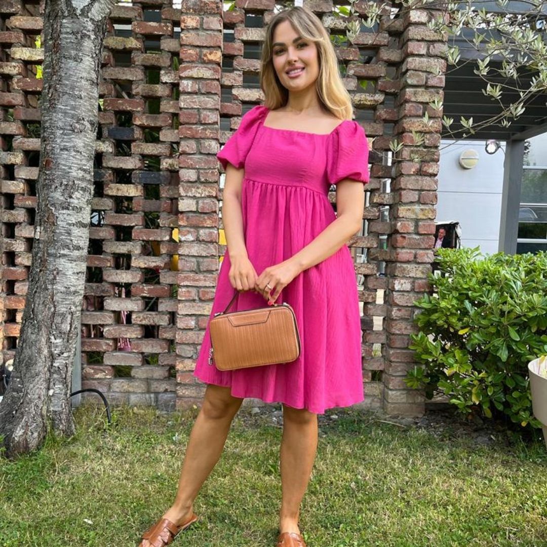 Milly Dress (Fuschia Pink) - Image 5
