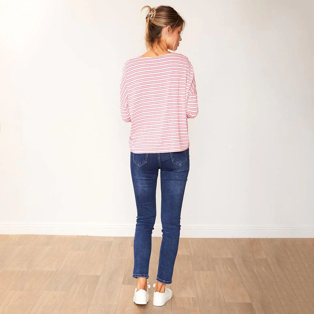 Mindy Top (Pink Stripe) - Image 9