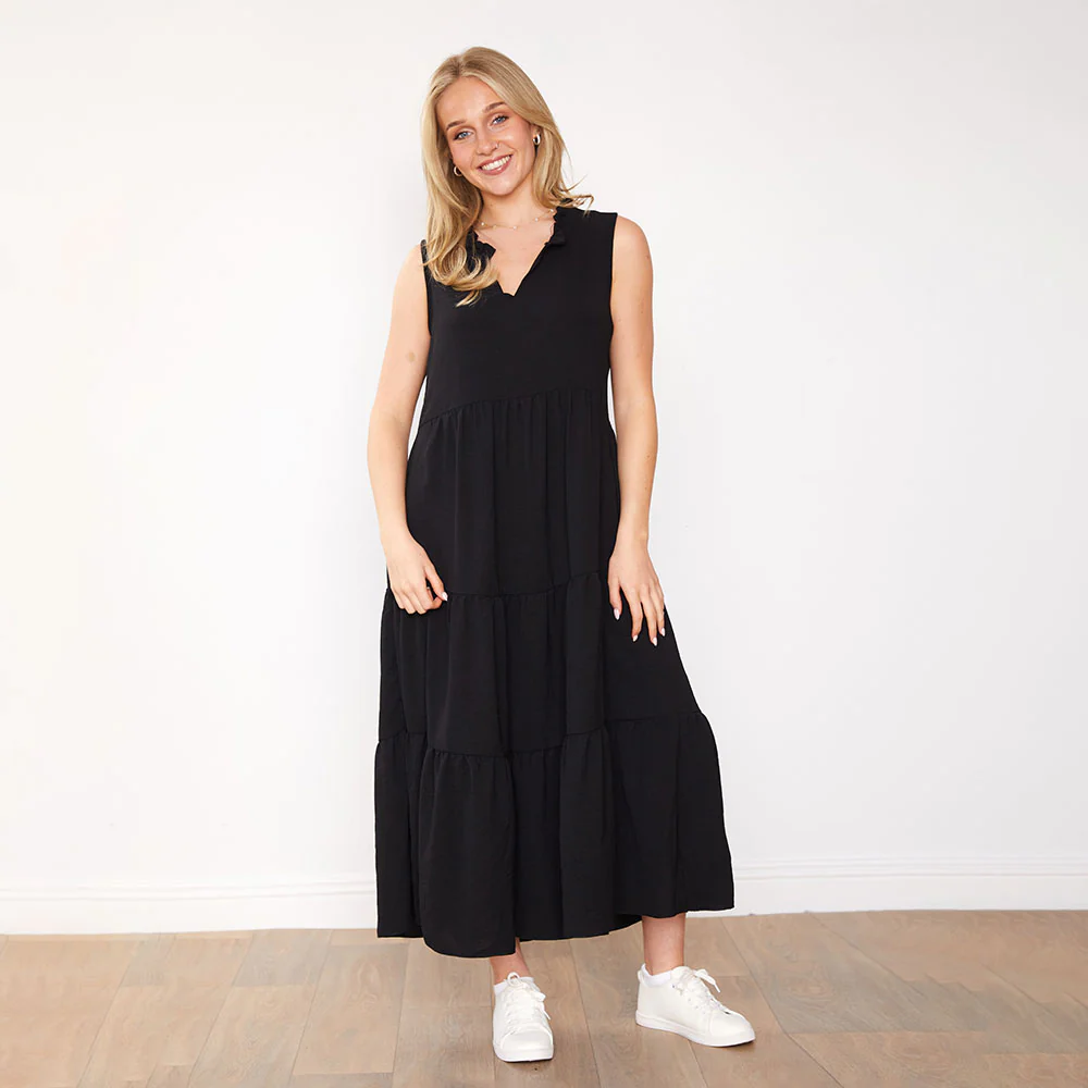 Moira Dress (Black) - Image 2