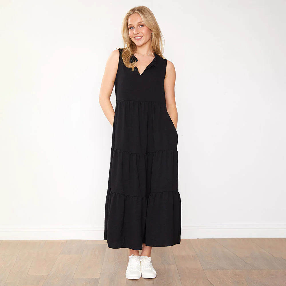 Moira Dress (Black) - Image 6