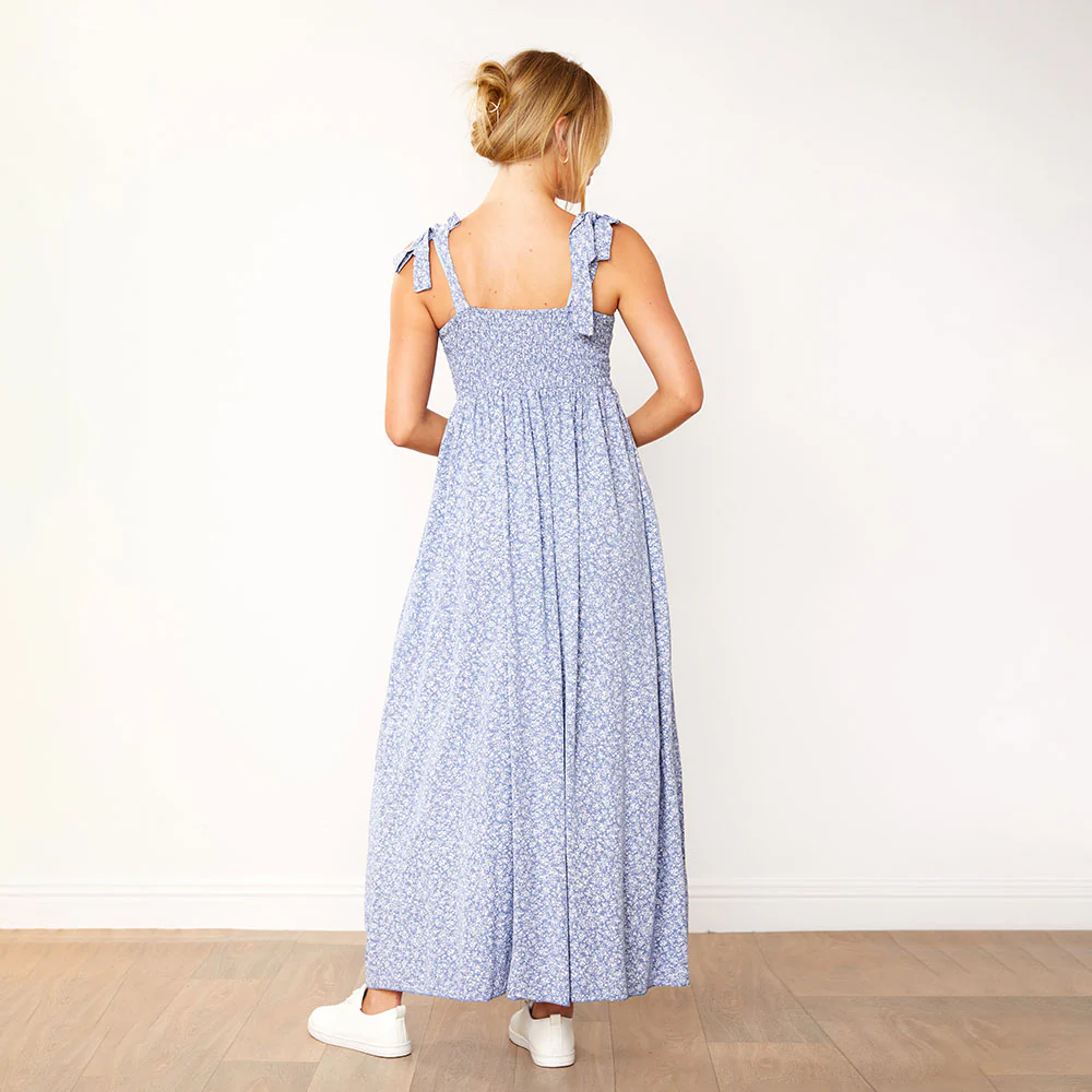 Moira Dress (Blue Floral) - Image 14