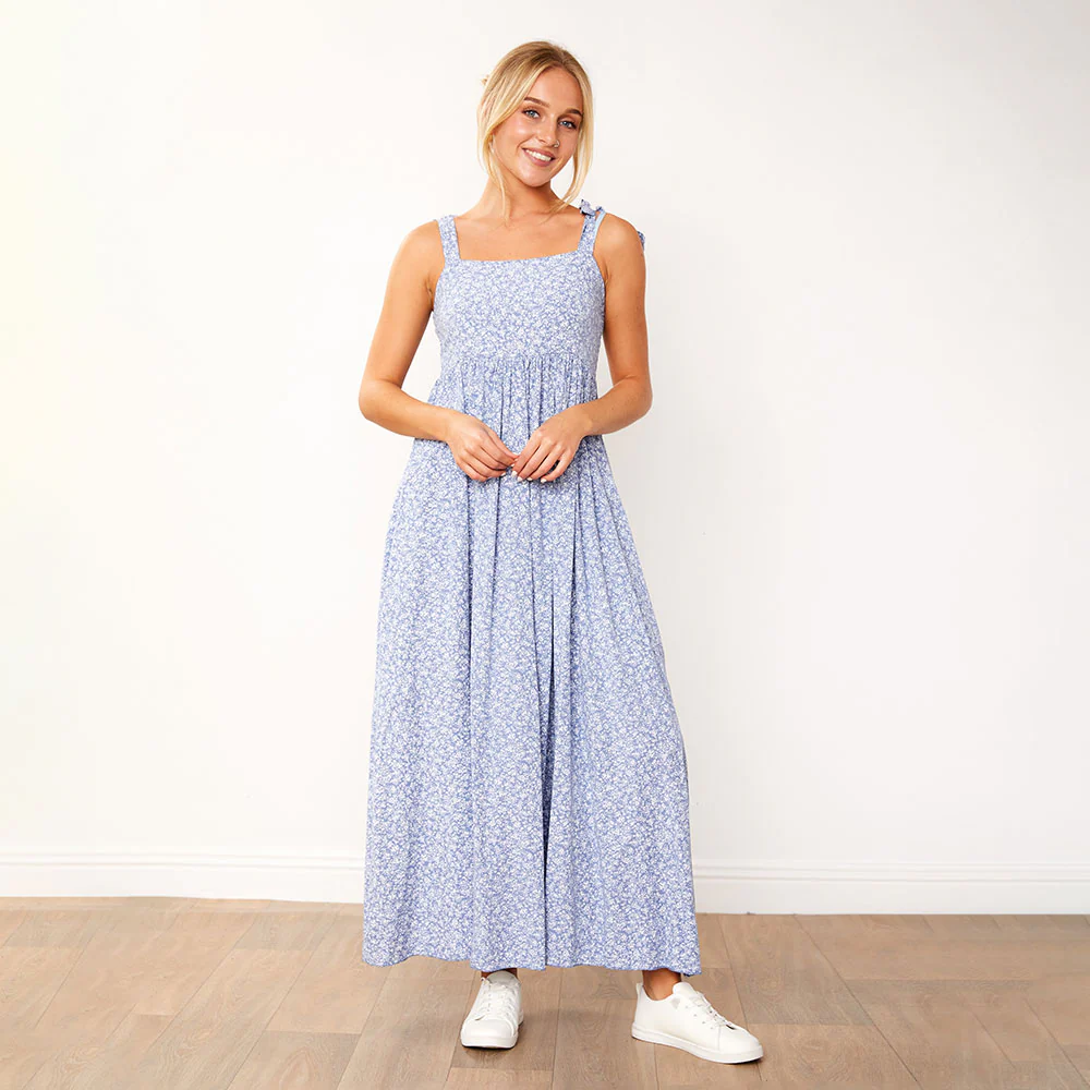 Moira Dress (Blue Floral) - Image 9