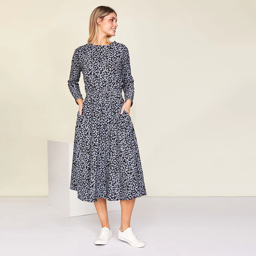 Mollie Dress (Black Leopard) - Image 4