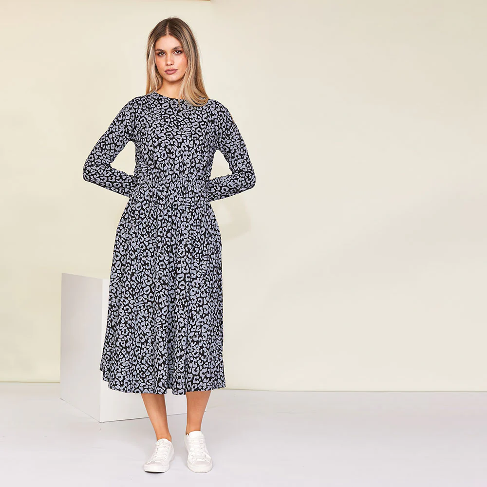 Mollie Dress (Black Leopard) - Image 6