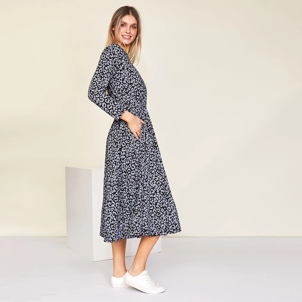 Mollie Dress (Black Leopard) - Image 7