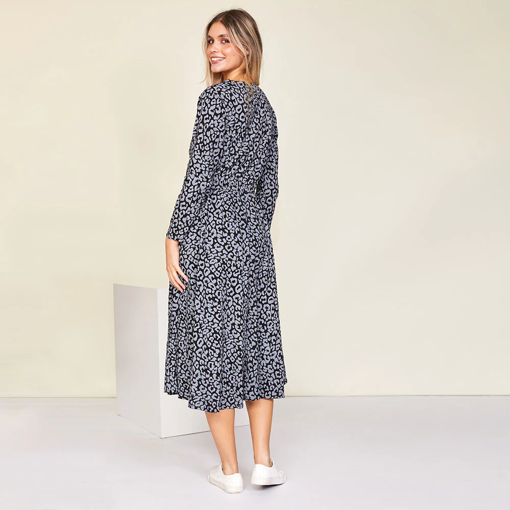 Mollie Dress (Black Leopard) - Image 8
