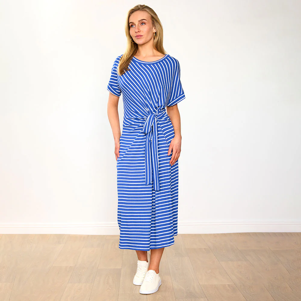 Muriel Dress (Lilac Stripe) & (Cobalt Stripe) for 84.00 - Image 11
