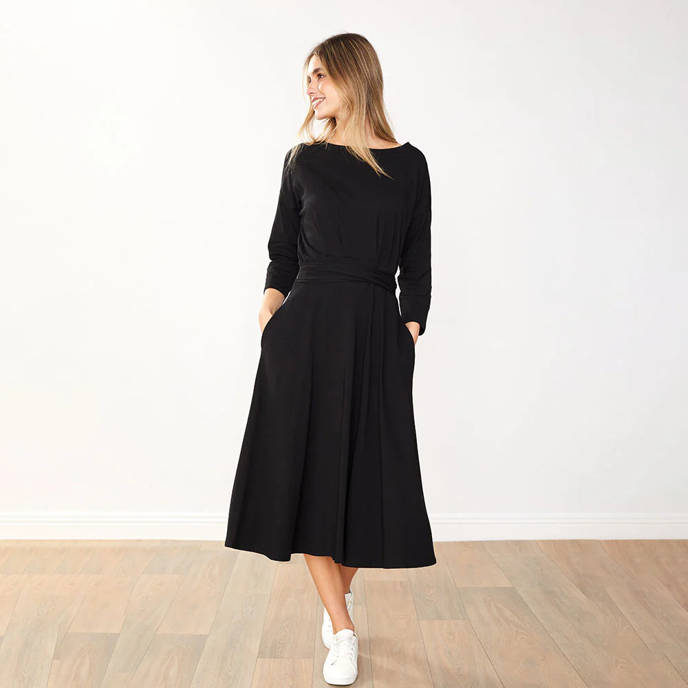 Nessa Dress (Black) - Image 4