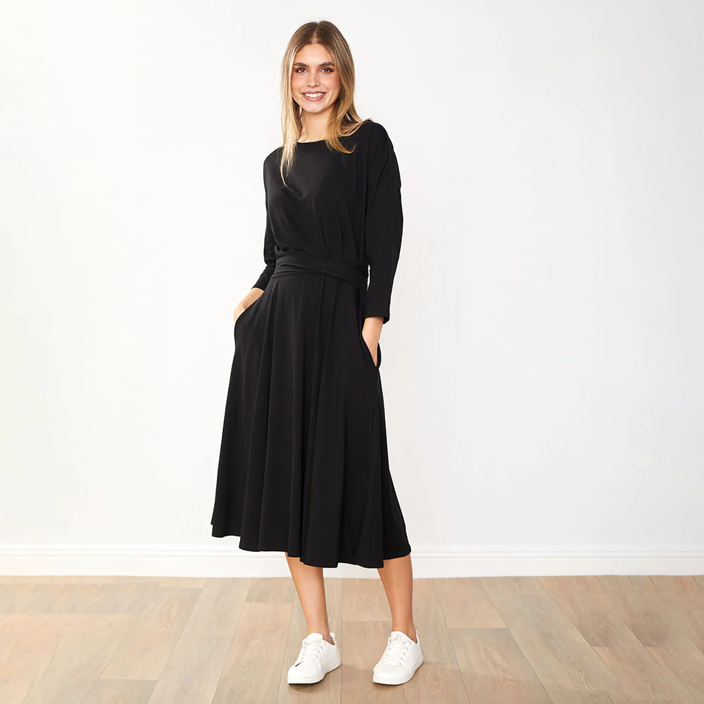 Nessa Dress (Black) - Image 5