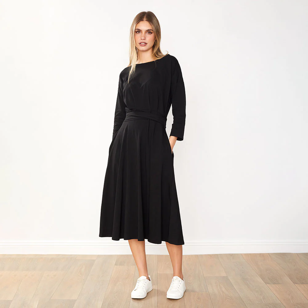 Nessa Dress (Black) - Image 6